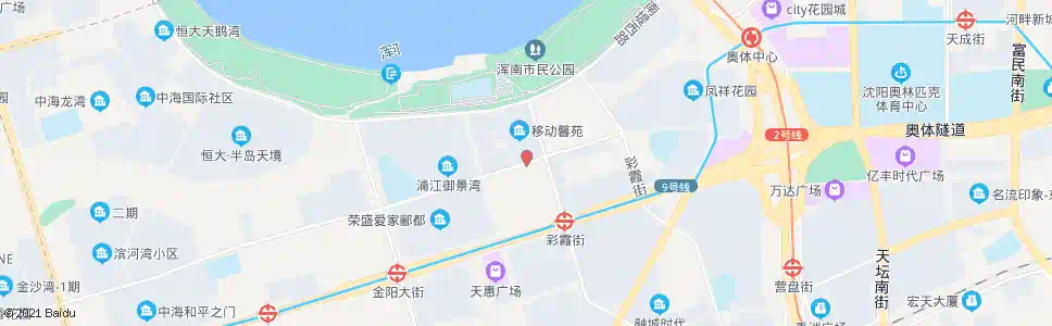 沈阳浦江御品_公交站地图_沈阳公交_妙搜公交查询2025