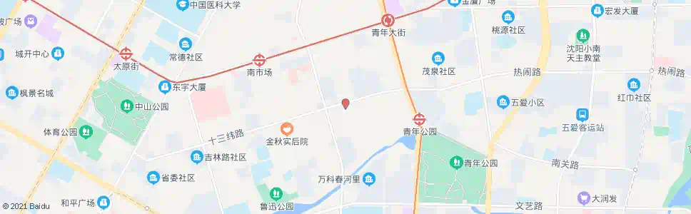 沈阳烟草专卖局_公交站地图_沈阳公交_妙搜公交查询2025