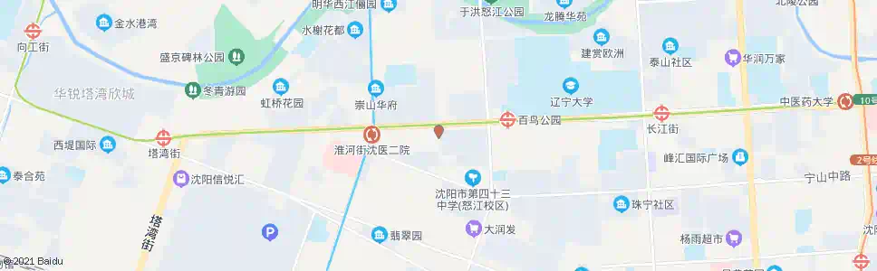 沈阳宁山路延河街_公交站地图_沈阳公交_妙搜公交查询2025