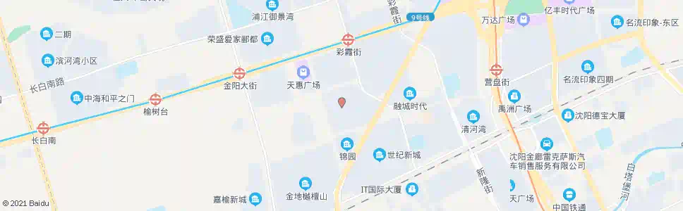 沈阳金地檀郡_公交站地图_沈阳公交_妙搜公交查询2025