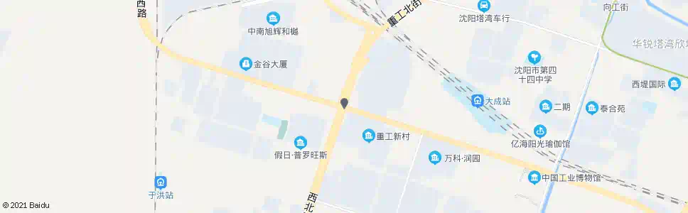 沈阳重工街北一路_公交站地图_沈阳公交_妙搜公交查询2025