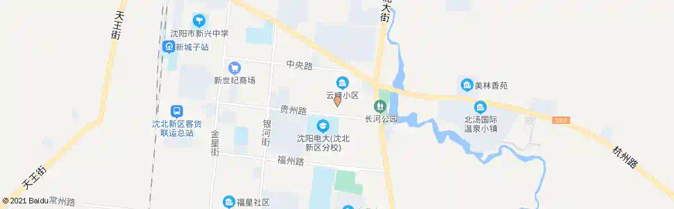 沈阳贵州路北斗街_公交站地图_沈阳公交_妙搜公交查询2025