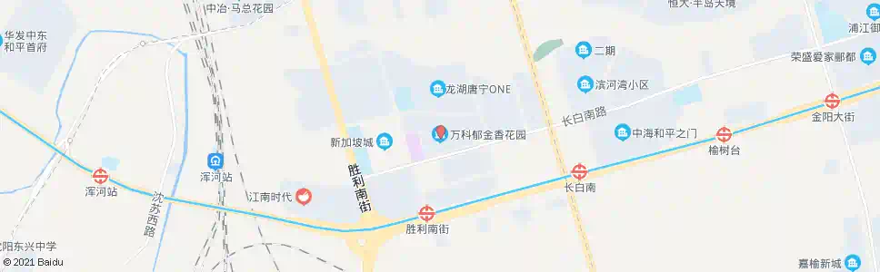 沈阳万科鹿特丹_公交站地图_沈阳公交_妙搜公交查询2025