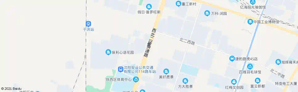 沈阳北三路重工街_公交站地图_沈阳公交_妙搜公交查询2025