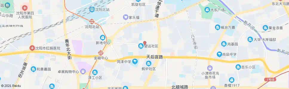 沈阳令闻街房产超市_公交站地图_沈阳公交_妙搜公交查询2025