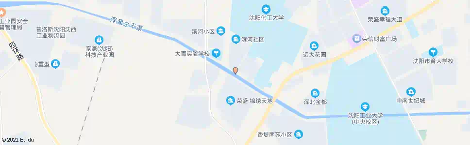 沈阳北渠岸路_公交站地图_沈阳公交_妙搜公交查询2025