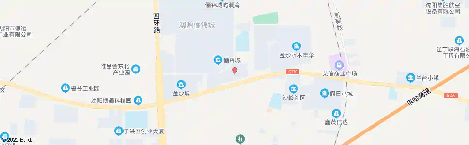 沈阳金沙岭峯_公交站地图_沈阳公交_妙搜公交查询2025
