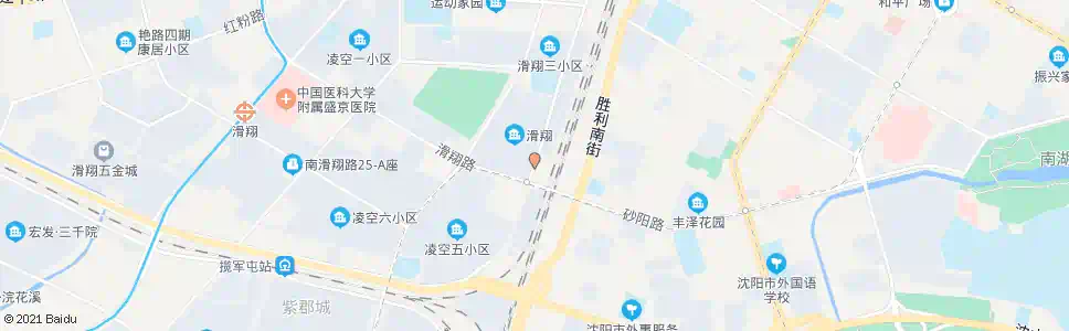 沈阳凌空一街滑翔路_公交站地图_沈阳公交_妙搜公交查询2025