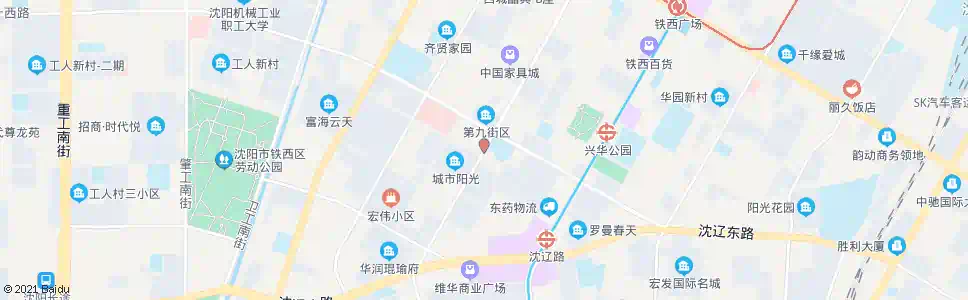沈阳景星街南十路_公交站地图_沈阳公交_妙搜公交查询2025