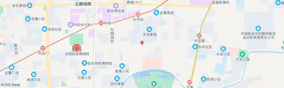 沈阳大东路小什字街_公交站地图_沈阳公交_妙搜公交查询2025