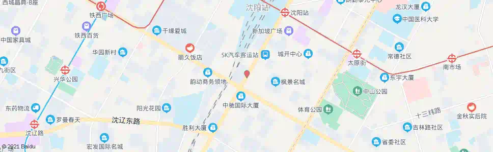 沈阳胜利大街南五马路_公交站地图_沈阳公交_妙搜公交查询2025