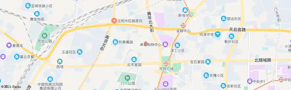 沈阳市人大_公交站地图_沈阳公交_妙搜公交查询2025