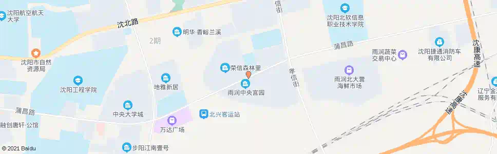 沈阳沈师大沈北附属学校_公交站地图_沈阳公交_妙搜公交查询2025