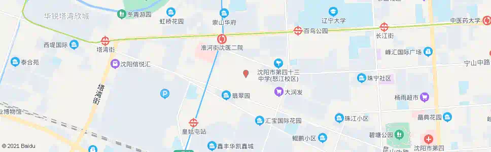 沈阳岐山路延河街_公交站地图_沈阳公交_妙搜公交查询2025