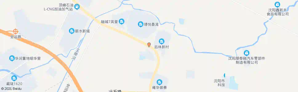 沈阳后桑林子_公交站地图_沈阳公交_妙搜公交查询2025
