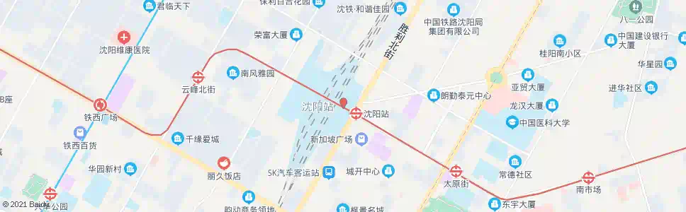 沈阳地铁巴士西区_公交站地图_沈阳公交_妙搜公交查询2025