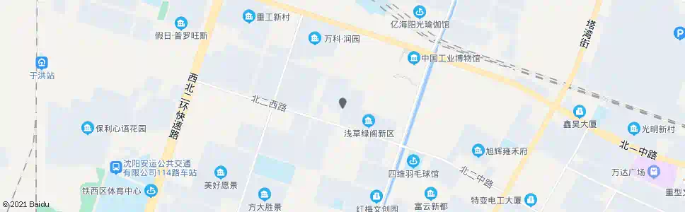 沈阳北启工街二西路_公交站地图_沈阳公交_妙搜公交查询2025