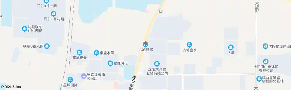沈阳古城新都_公交站地图_沈阳公交_妙搜公交查询2025