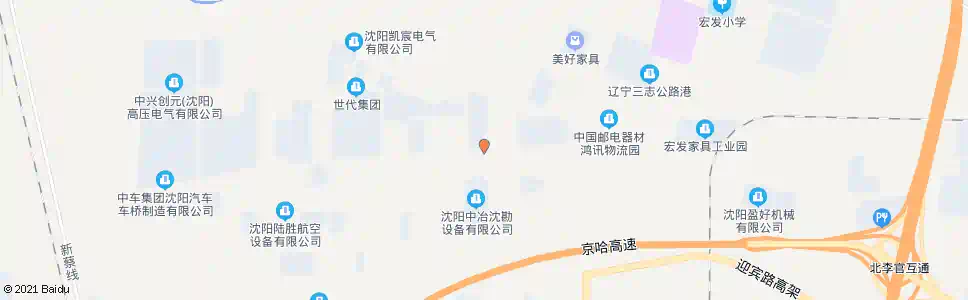 沈阳工业园管委会_公交站地图_沈阳公交_妙搜公交查询2025