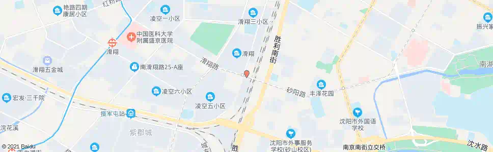 沈阳胜利大街砂阳路_公交站地图_沈阳公交_妙搜公交查询2025