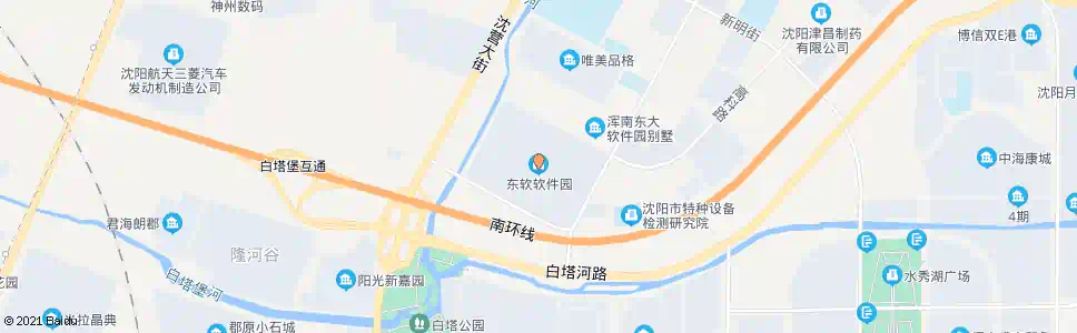 沈阳东软软件园_公交站地图_沈阳公交_妙搜公交查询2025