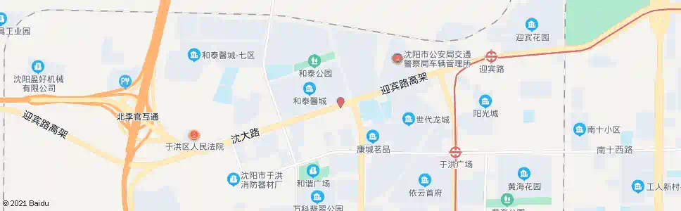 沈阳沈大路巢湖街_公交站地图_沈阳公交_妙搜公交查询2025