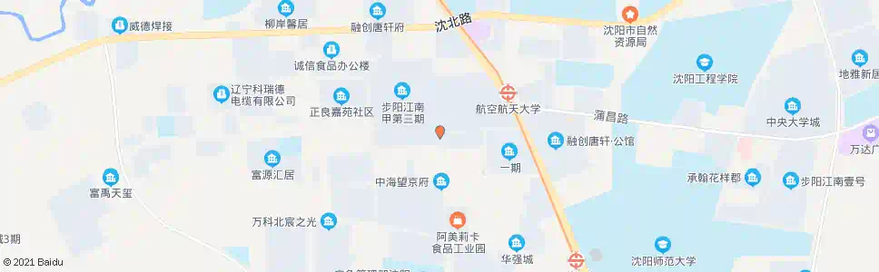 沈阳江南甲第_公交站地图_沈阳公交_妙搜公交查询2025