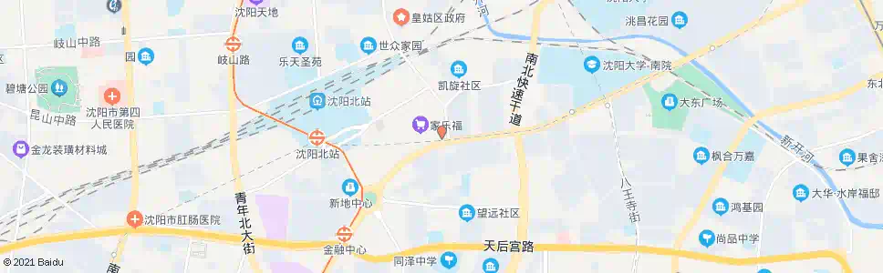 沈阳地税局_公交站地图_沈阳公交_妙搜公交查询2025