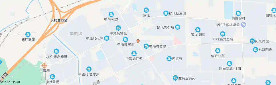 沈阳中海城(南)_公交站地图_沈阳公交_妙搜公交查询2025