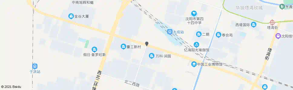 沈阳北一路肇工街_公交站地图_沈阳公交_妙搜公交查询2025