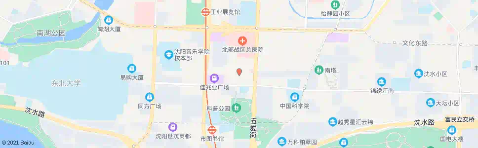 沈阳北文萃路_公交站地图_沈阳公交_妙搜公交查询2025