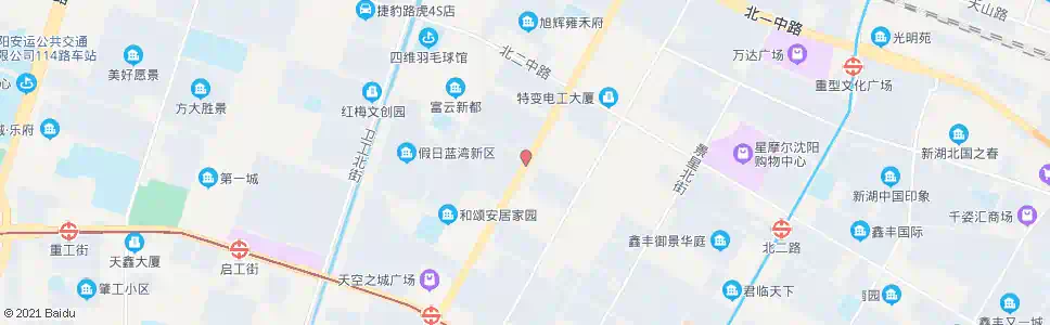 沈阳保工街北三路_公交站地图_沈阳公交_妙搜公交查询2025