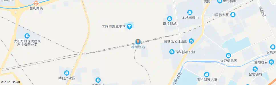 沈阳前榆树台_公交站地图_沈阳公交_妙搜公交查询2025