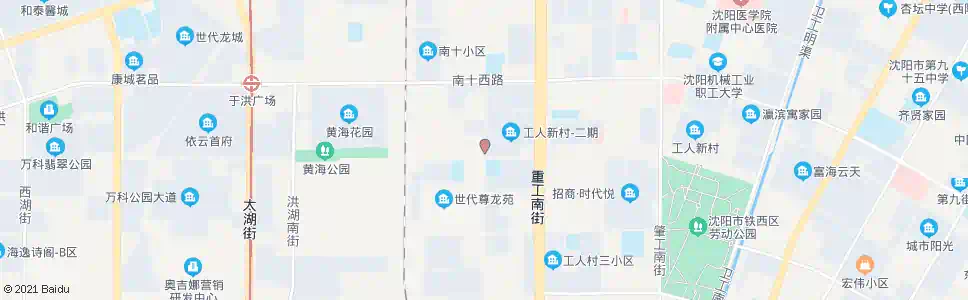 沈阳强工二街南十二西路_公交站地图_沈阳公交_妙搜公交查询2025