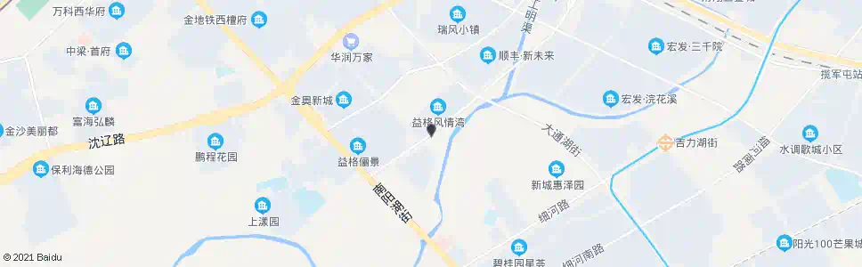 沈阳仙女河路金龙湖街_公交站地图_沈阳公交_妙搜公交查询2025