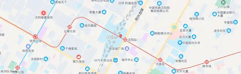 沈阳胜利南街公交派出所_公交站地图_沈阳公交_妙搜公交查询2025