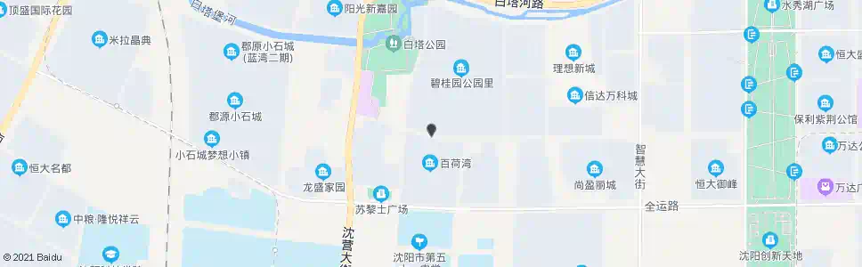 沈阳高深路白塔街_公交站地图_沈阳公交_妙搜公交查询2025