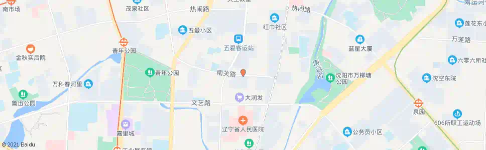 沈阳南关小区_公交站地图_沈阳公交_妙搜公交查询2025