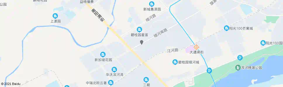 沈阳细河南路南阳湖街东_公交站地图_沈阳公交_妙搜公交查询2025