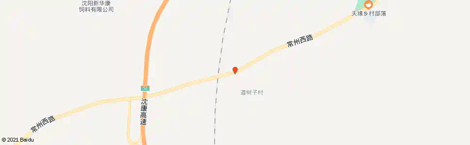 沈阳道树子西_公交站地图_沈阳公交_妙搜公交查询2025