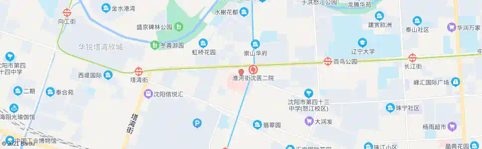 沈阳宁山路淮河街_公交站地图_沈阳公交_妙搜公交查询2025