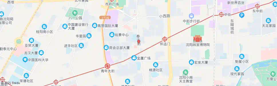 沈阳奉天街药王庙路_公交站地图_沈阳公交_妙搜公交查询2025