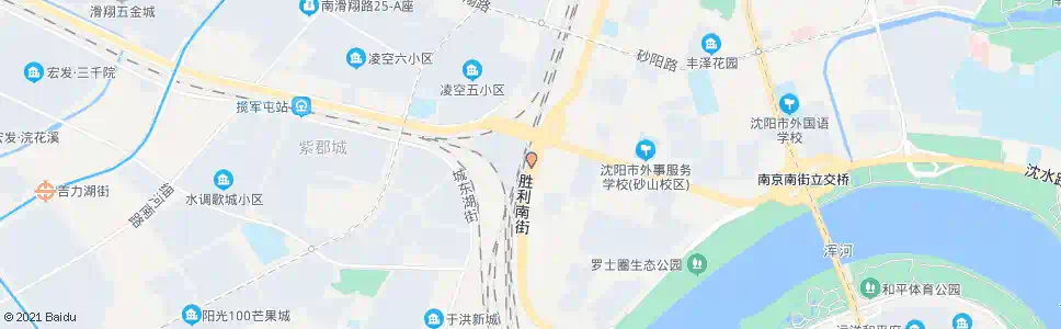 沈阳胜利大街玉屏路_公交站地图_沈阳公交_妙搜公交查询2025