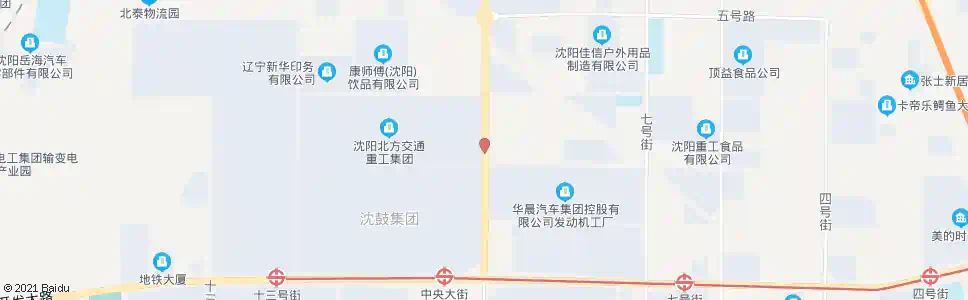 沈阳中央大街七号路_公交站地图_沈阳公交_妙搜公交查询2025