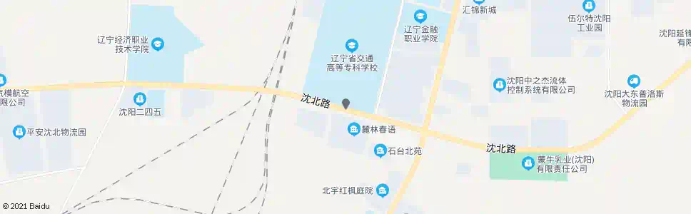 沈阳省交校南门_公交站地图_沈阳公交_妙搜公交查询2025