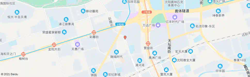沈阳彩霞街沈营路_公交站地图_沈阳公交_妙搜公交查询2025