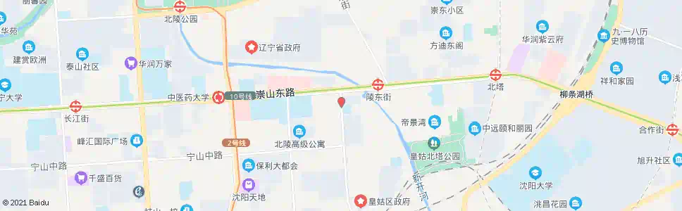 沈阳松花江街崇山路_公交站地图_沈阳公交_妙搜公交查询2025