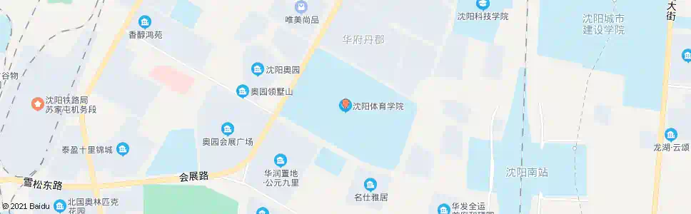 沈阳省体院_公交站地图_沈阳公交_妙搜公交查询2025