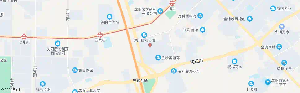 沈阳张士灯具城_公交站地图_沈阳公交_妙搜公交查询2025