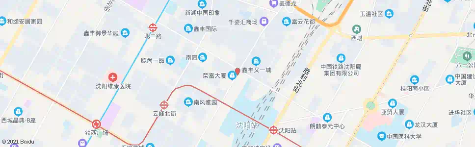 沈阳兴工街北二路_公交站地图_沈阳公交_妙搜公交查询2025
